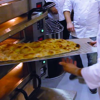 GI Metal 30X90cm Perforated board for pizza by the meter 